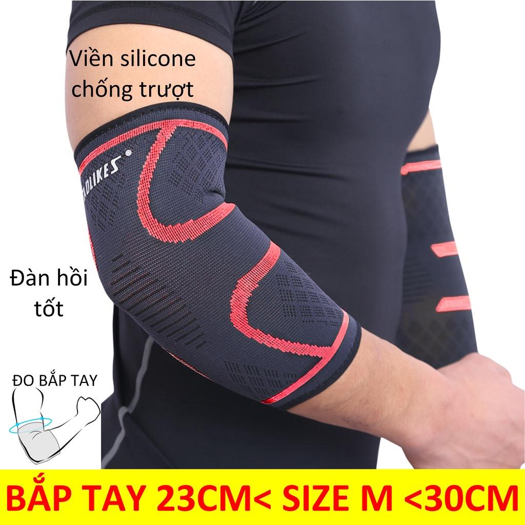 Băng bảo vệ khuỷu tay chính hãng Aolikes HZ-7547 co dãn đàn hồi sport elbow support Xỏ khuỷu tay 7547 magic