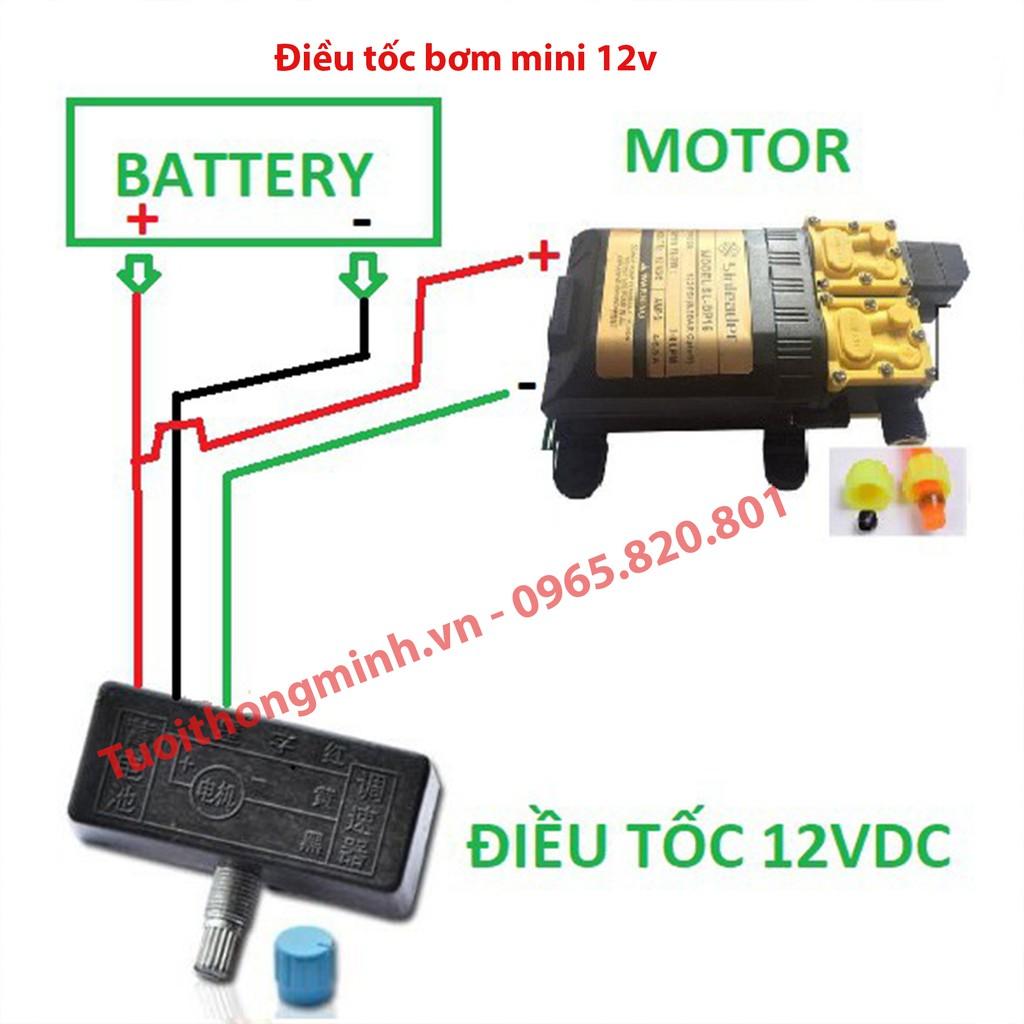 Điều tốc bơm mini 12v