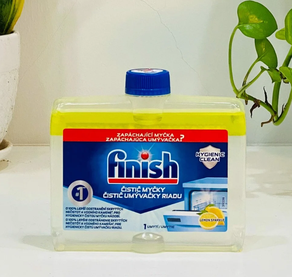 Dung Dịch Vệ Sinh Máy Rửa Bát Finish Hương Chanh 250Ml