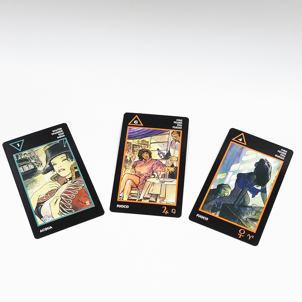 Bộ Bài Manara Tarot 78 Lá Bài 7x12 Cm Tặng Đá Thanh Tẩy