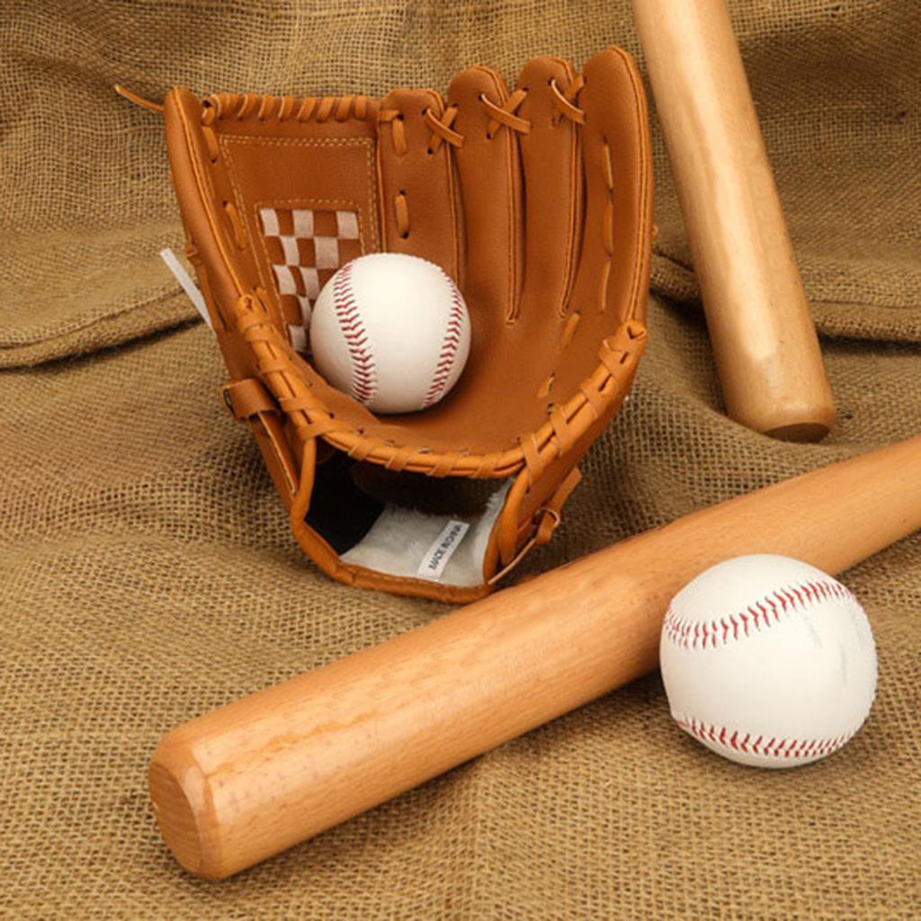 2x Baseball Glove for Kids Children's Beginners Infield Pitcher Gloves Mitts