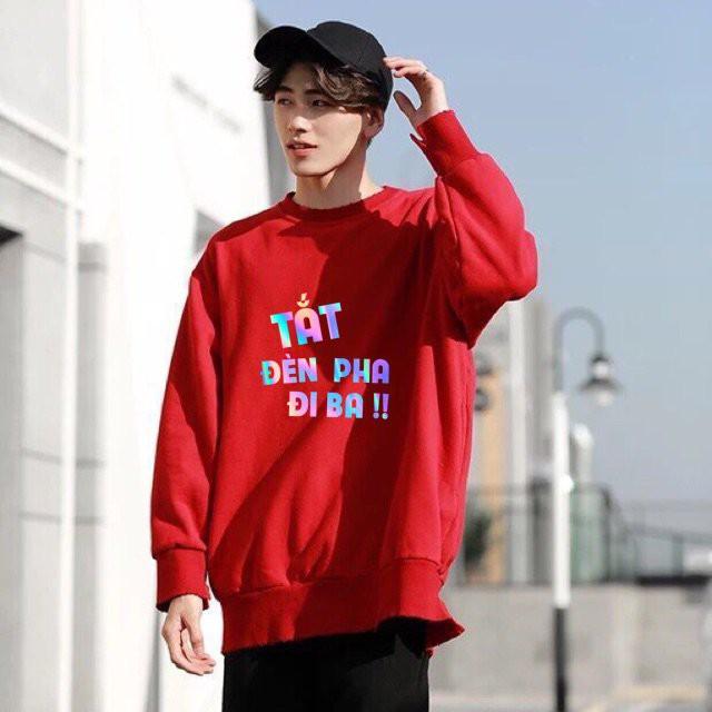 Áo sweater Tắt đèn pha đi ba phản quang unisex nam nữ phong cách hàn quốc form rộng – ST195- babitrendy