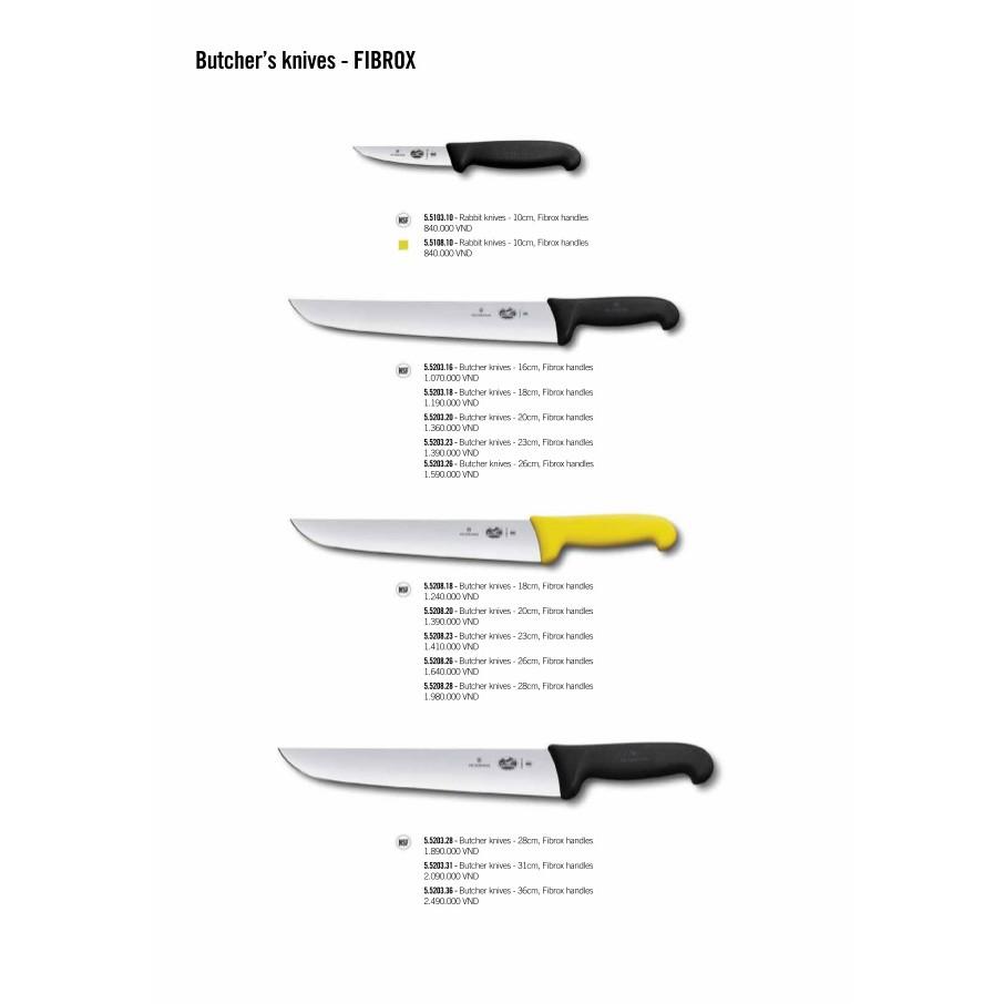 Hình ảnh Dụng cụ nhà bếp Victorinox 5.5203.28 cán đen FIBROX Butcher's Knife– Hãng phân phối chính thức