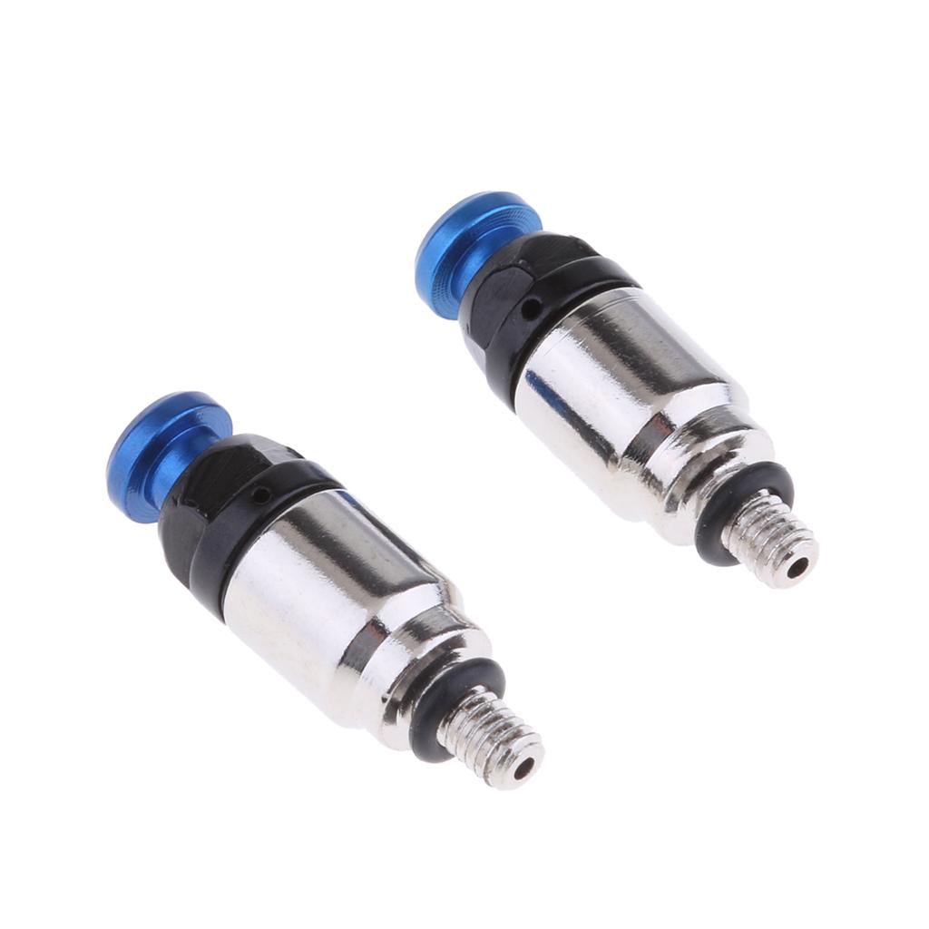 Blue M4 x 0.7mm Dirt Bike Fork Air Bleeder Pressure Relief Valve for