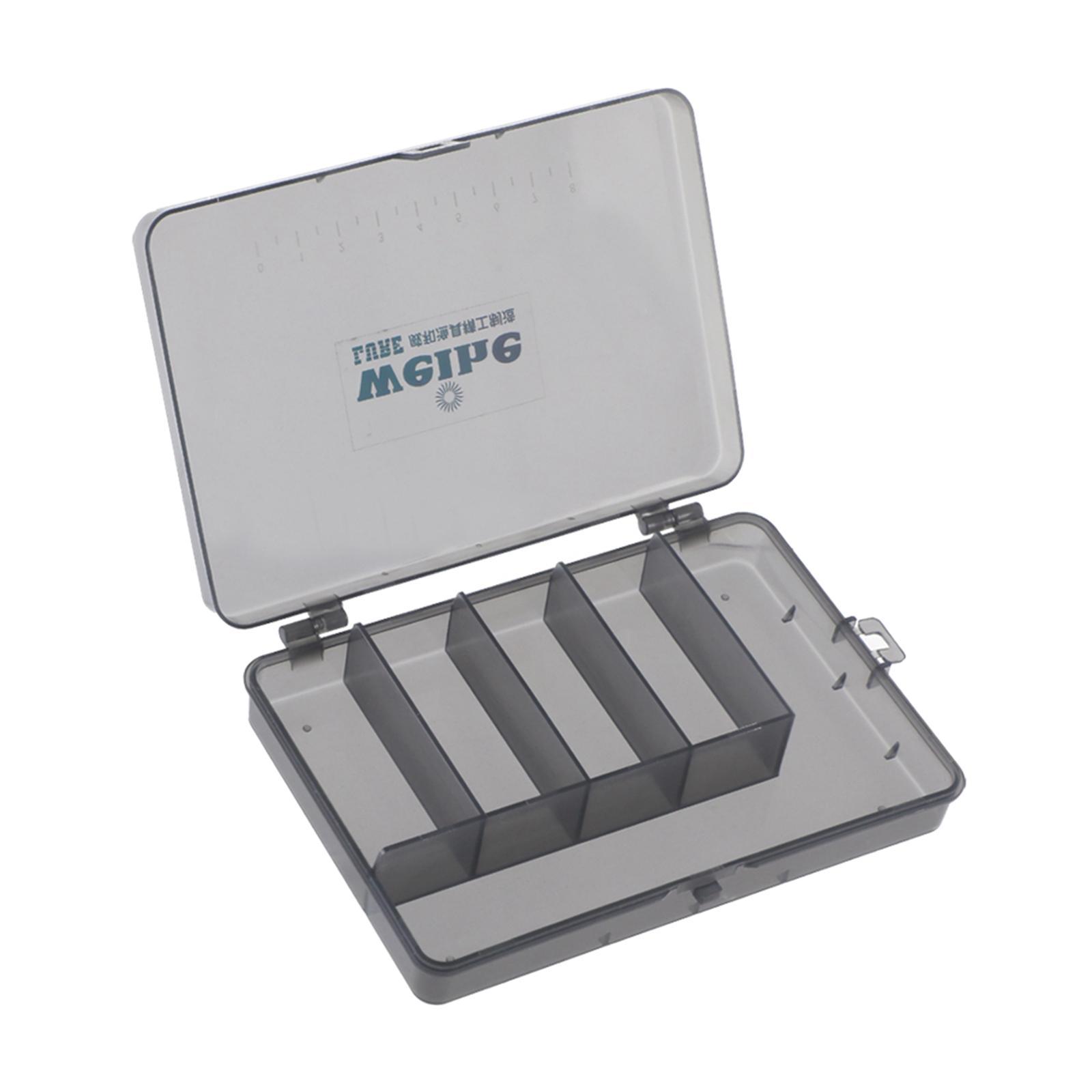 Fishing Tackle Box Organizer, Gear Case Container, Boat Fishing Storage Case, Fishing Equipment for Lures, Worms, Beads, Jigs, Hooks