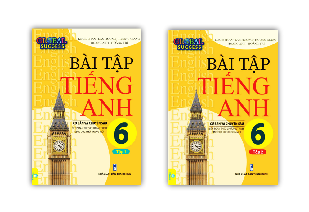 Sách - Combo Bài Tập Tiếng Anh 6 tập 1 + 2 Cơ Bản Và Chuyên Sâu (Biên soạn theo chương trình GDPT mới Global Success)