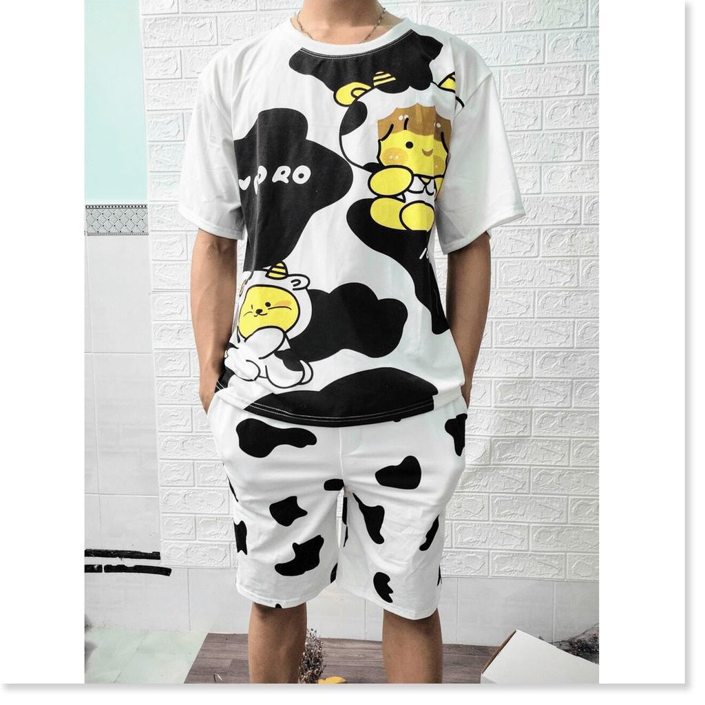 Set bộ mặc cute BÒ SỮA HOT TREND 2021 MẪU MỚI NHẤT HIỆN NAY LANA FASHION