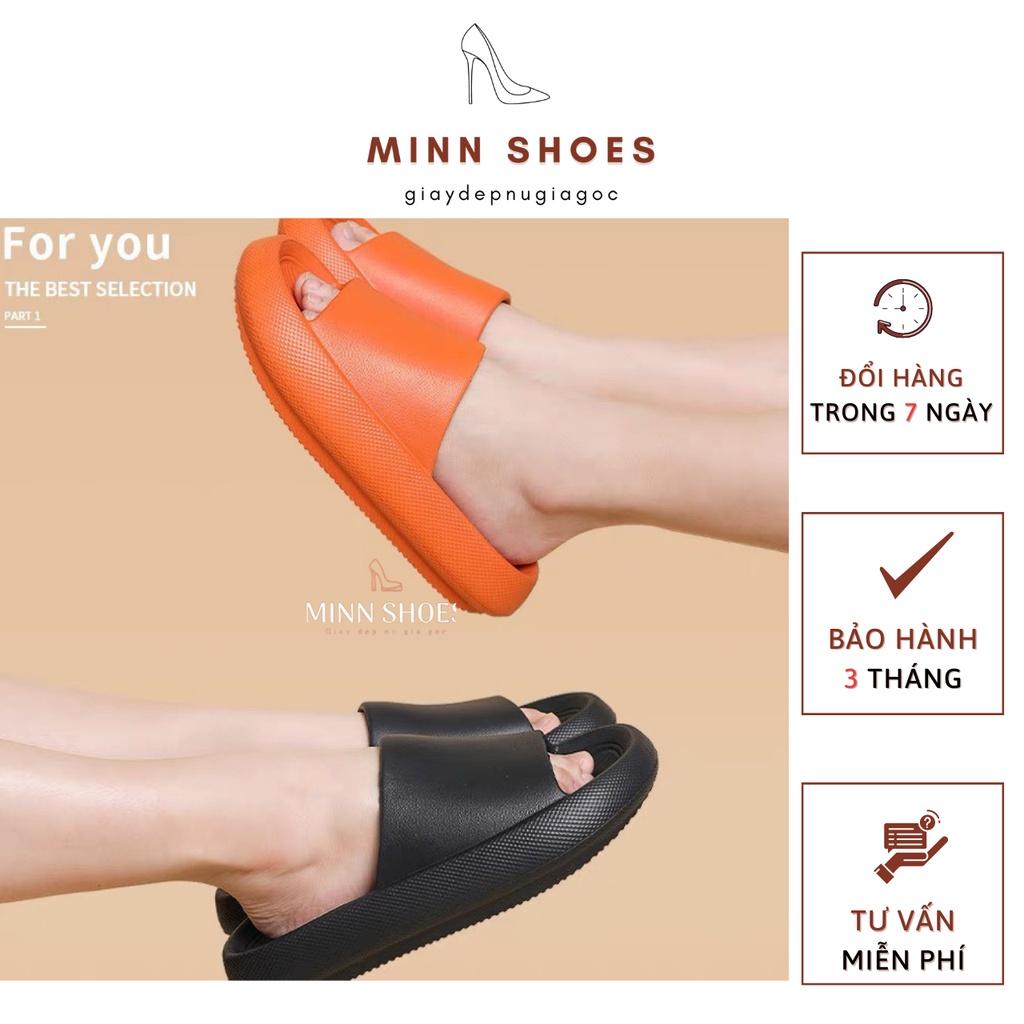 (ĐẾ SIÊU DÀY 4CM) Dép thông hơi ulzzang bánh mì độn đế 5 cm siêu nhẹ chống trượt D2