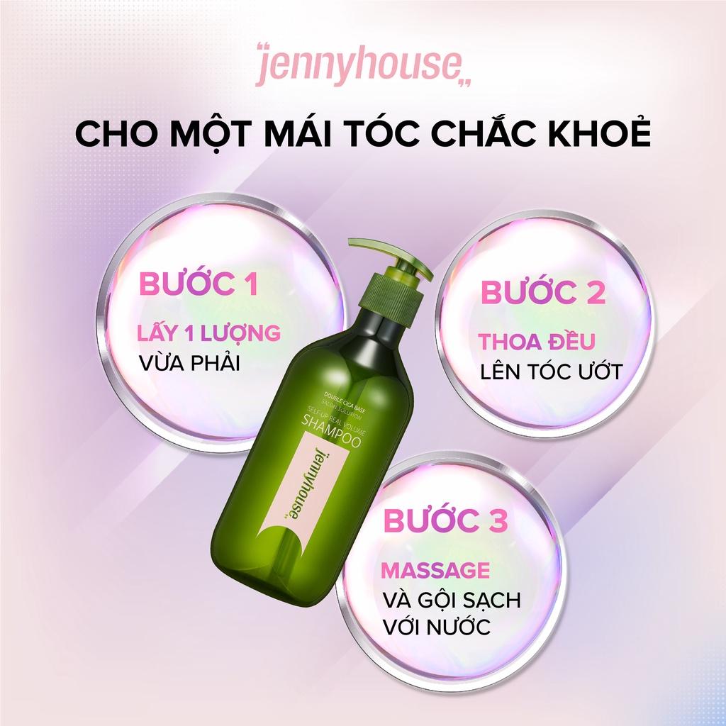 Hình ảnh Dầu Gội Thảo Dược JENNY HOUSE Self-Up Volume Shampoo 500ml - Sạch Gàu, Giảm Gãy Rụng, Mềm Mượt Tóc