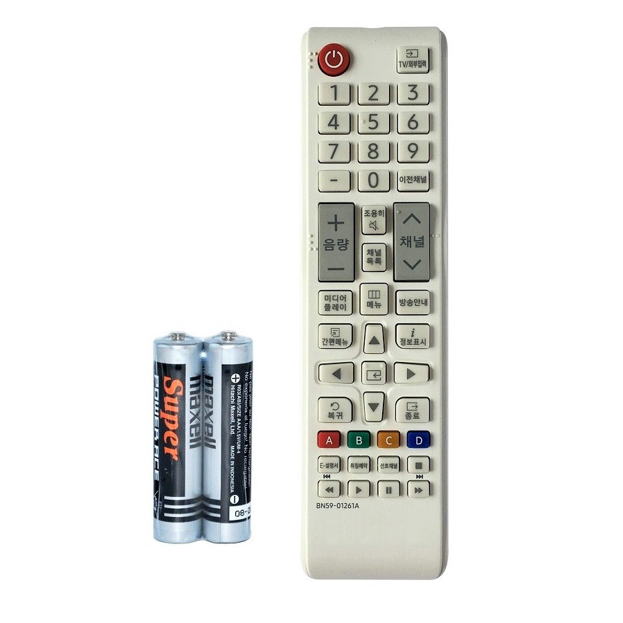 Remote Tiếng Hàn Điều Khiển Cho TV LCD, TV LED SAMSUNG BN59-01261A (Kèm Pin AAA Maxell)