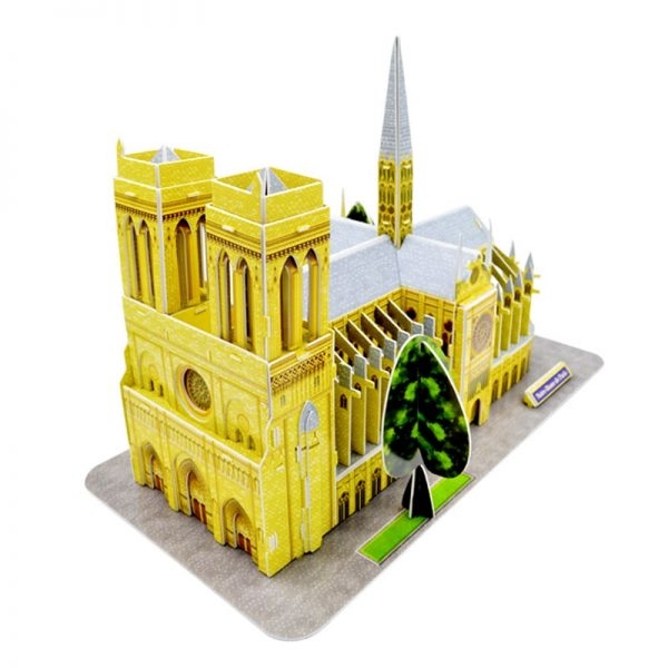 Mô Hình Giấy 3D Magic Puzzle: Nhà Thờ Đức Bà Paris G168-4