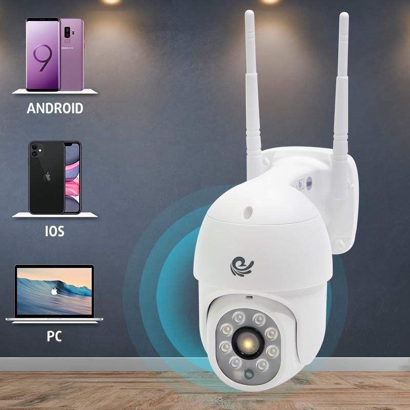 Camera WIFI Xoay Ngoài Trời 2.0Mp Việt Star Quốc Tế Full HD 1080P, Dùng APP CARECAM PRO - Hàng Chính Hãng