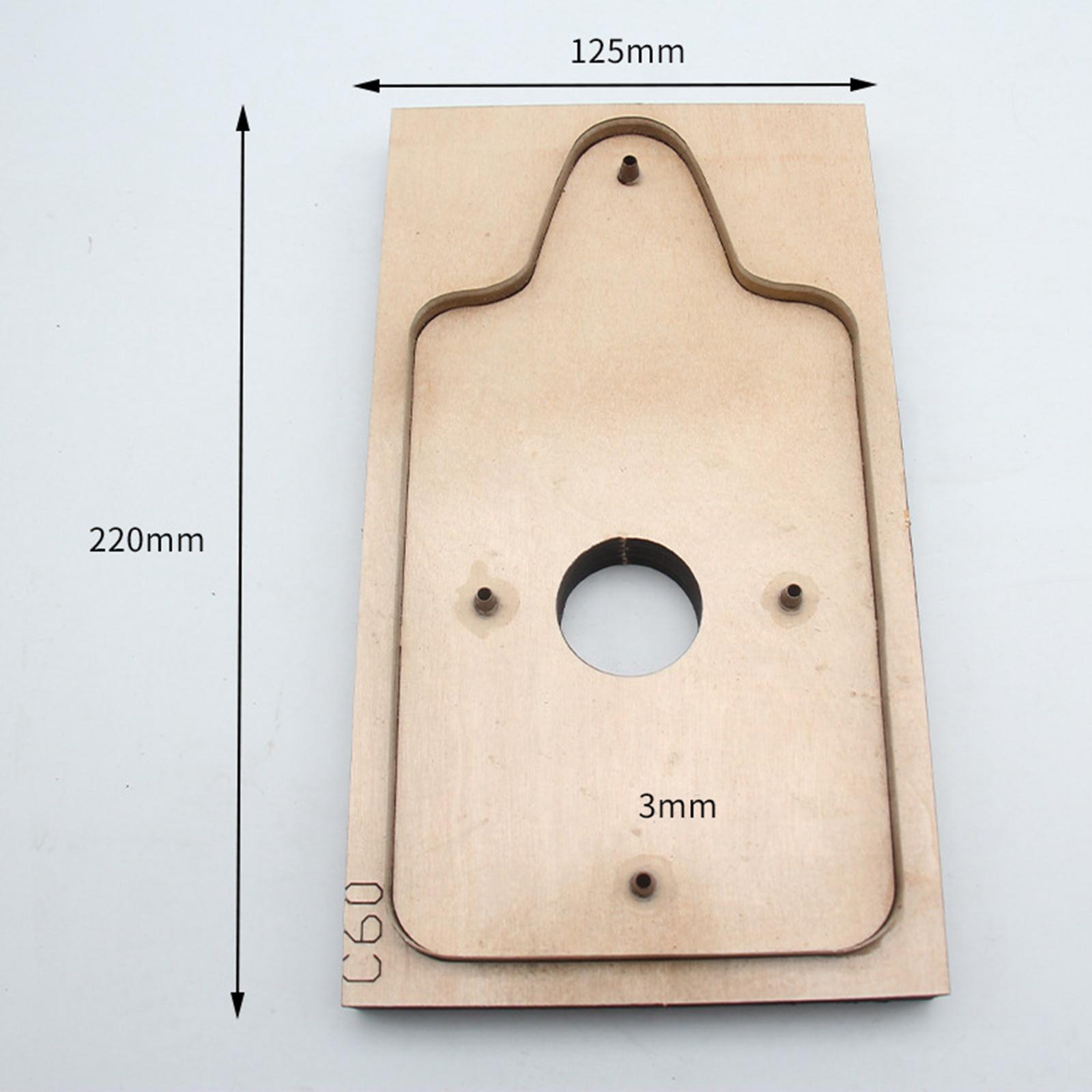 Leather Wallet Template Wallet Die Cutting  Wooden Folded Cardholder DIY Leather Wallet Making Die Leather Craft Card Bag Templates