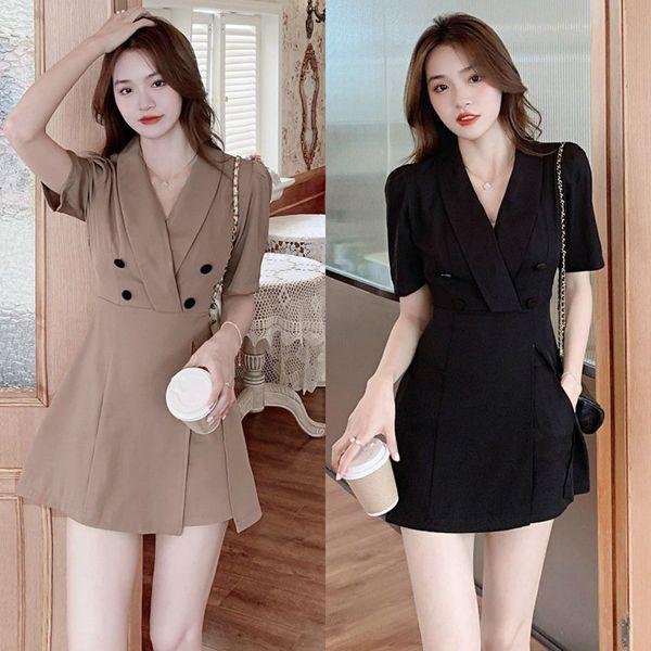 SET BỘ QUẦN SHORT ÁO CỔ VEST PHỐI NÚT CAO CẤP