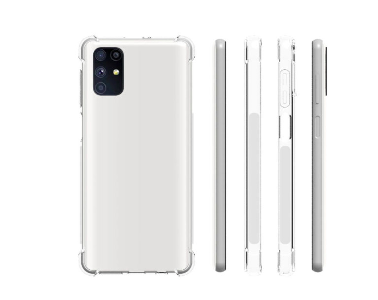 Ốp lưng dành cho SamSung Galaxy M51 bảo vệ camera, dẻo trong suốt, chống va đập