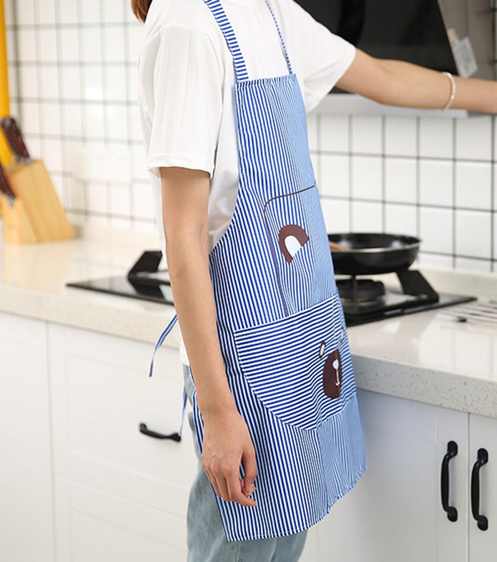 Tạp Dề Nấu Ăn In Hình Gấu Đáng Yêu