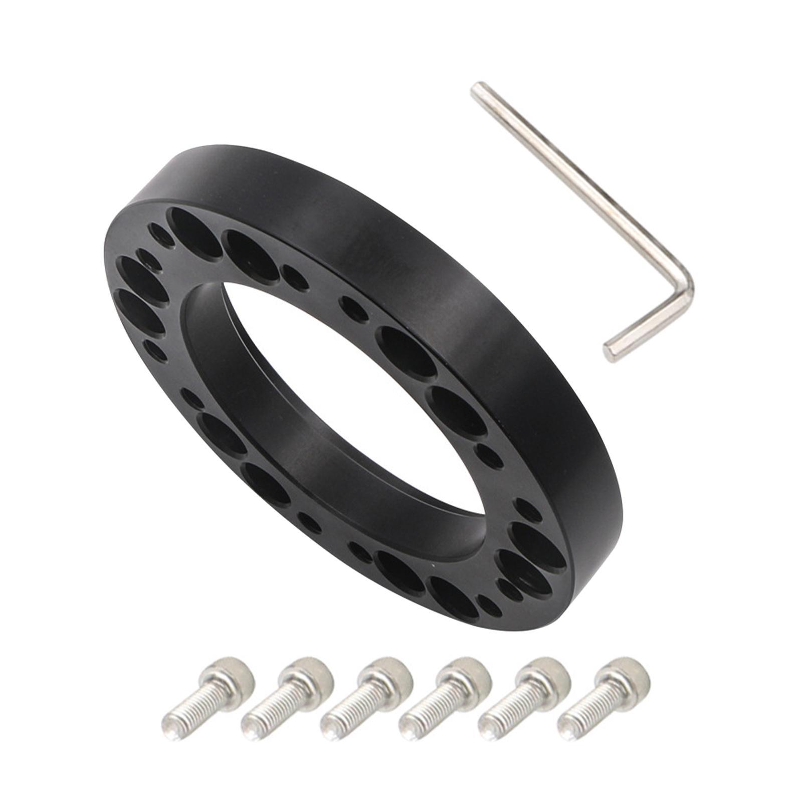 Car Steering Wheel Hub Adapter Spacer W/ 6 Screws Conversion Spacer Racing Car