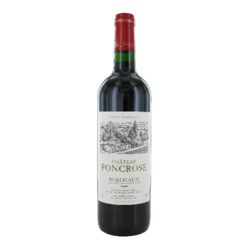 Rượu Vang Đỏ Pháp Chateau Foncrose Bordeaux AOC Rouge Cabernet Sauvignon Merlot 2021
