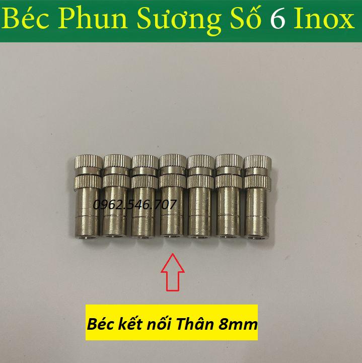 Béc phun sương làm mát chân nối nhanh 8mm | béc phun sương làm mát | đầu béc phun sương