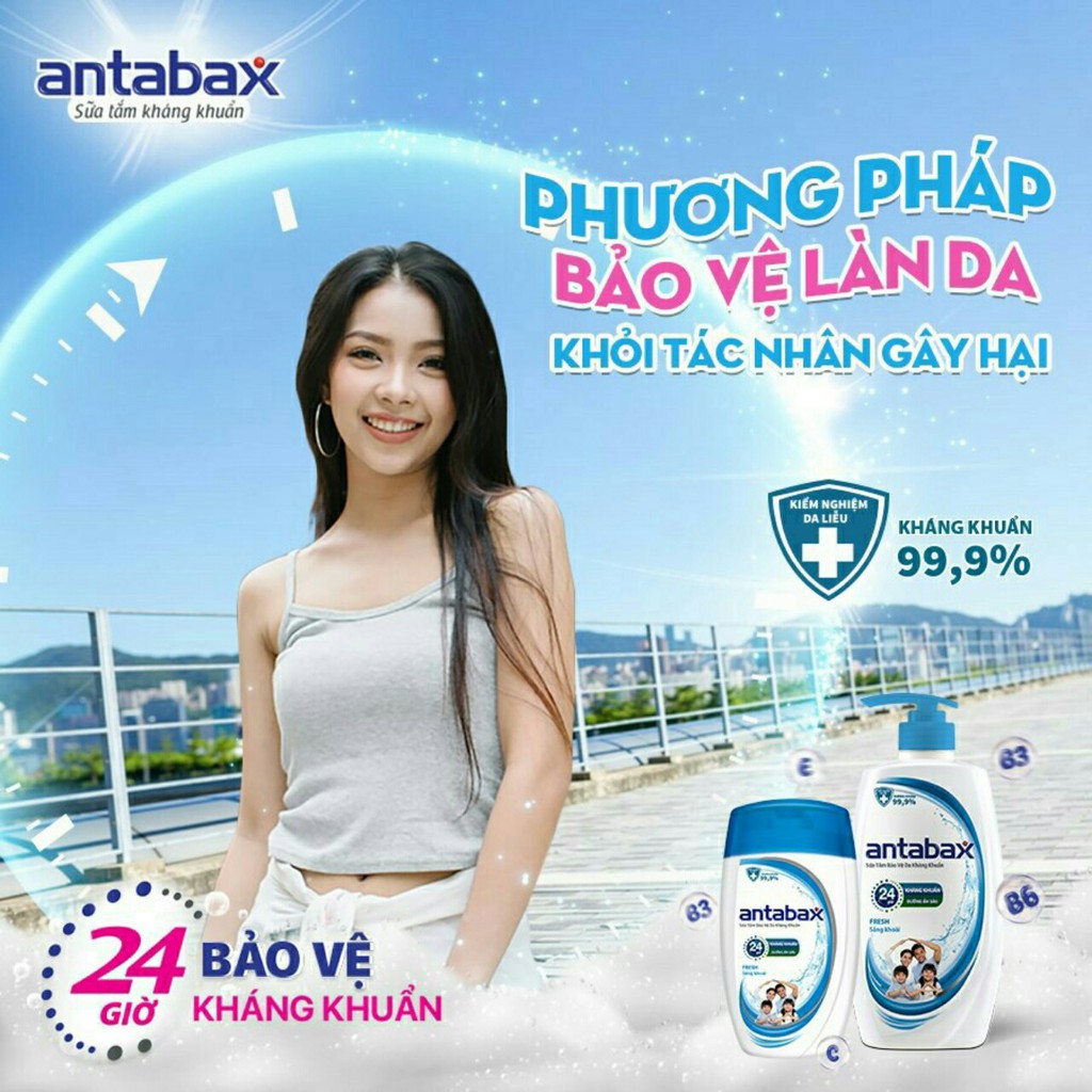 Sữa Tắm Bảo Vệ Da Kháng Khuẩn Antabax 550ml