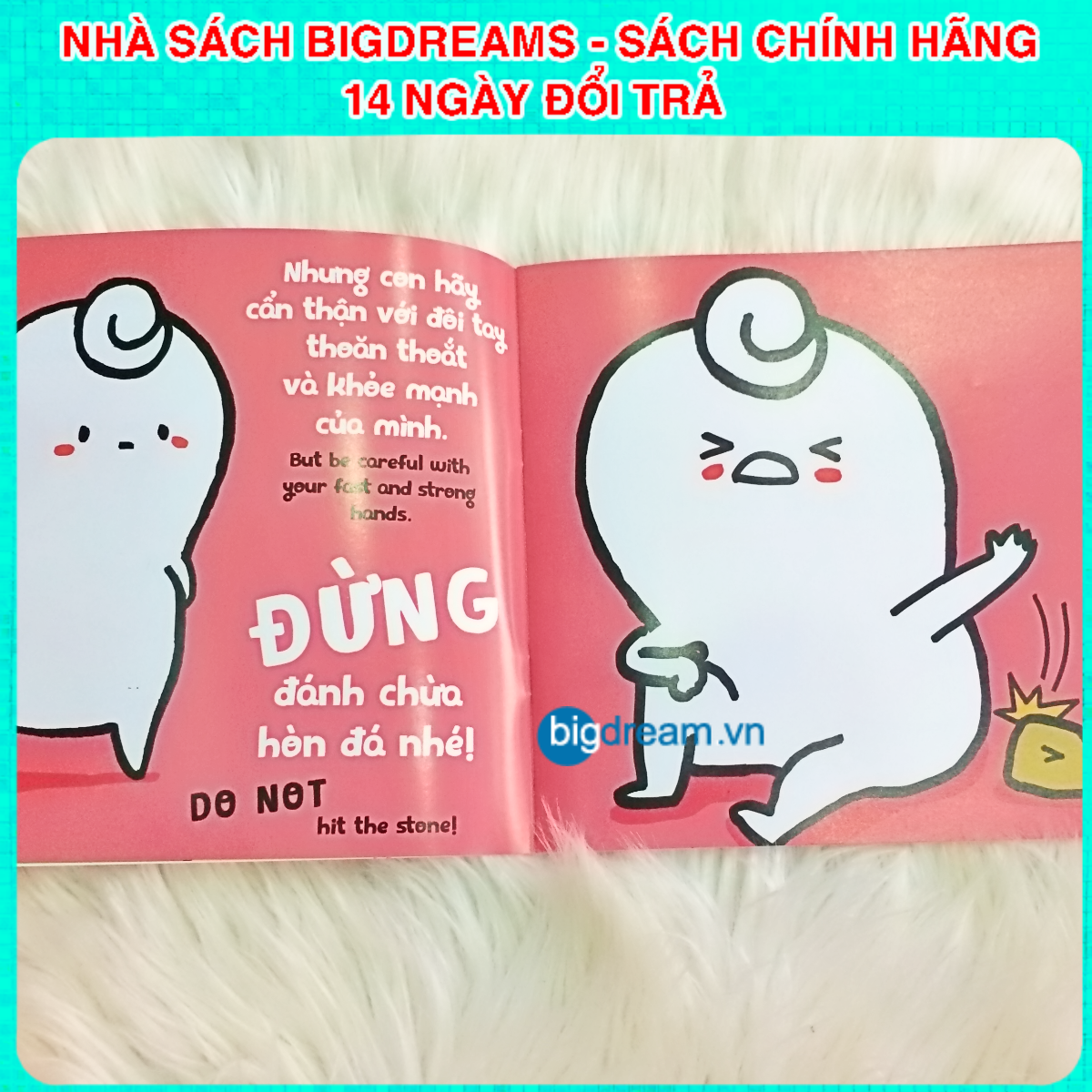 BẢN MỚI SONG NGỮ Miu Bé Nhỏ - Đừng Đánh Chừa Nhé! Phần 1 Ehon Kĩ Năng Sống Cho Bé 1-6 Tuổi Miu miu tự lập hiểu chuyện