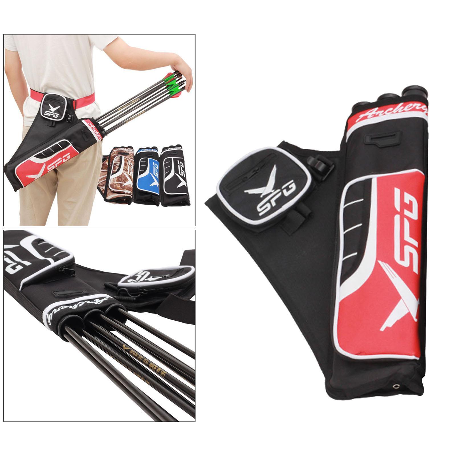 Pocket  Bow Bag Quiver Bag Three Tube Accessories red