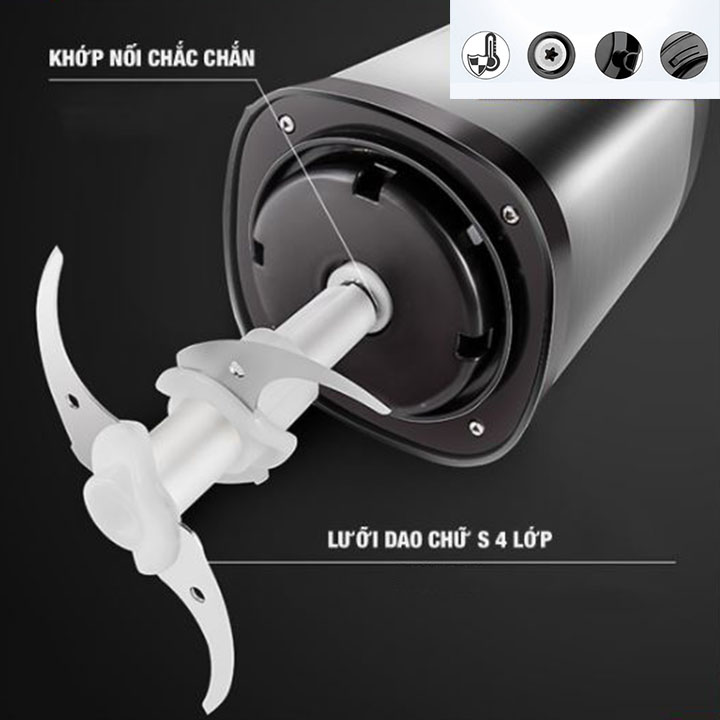 Mẫu lưỡi dao thay thế dành cho máy xay thịt 2-3 Lít