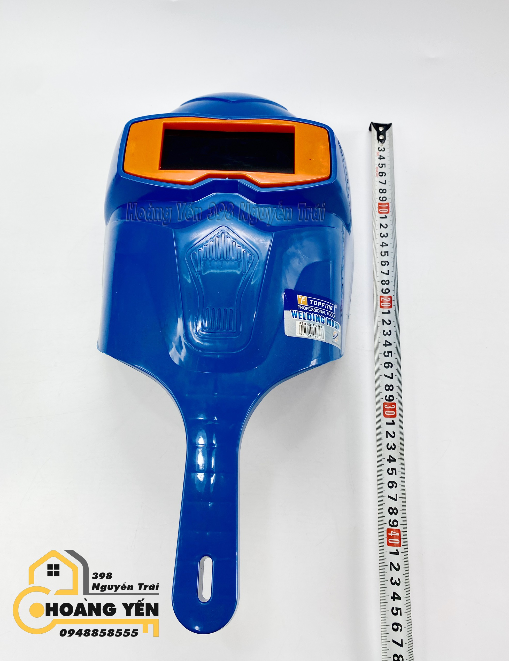 Mặt nạ hàn cầm tay bằng nhựa dày dặn Topfine chống tia các tia lửa điện, bức xạ