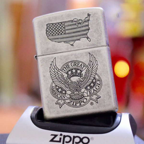 Bật Lửa Zippo 121fb The Great Am Eagle 2013