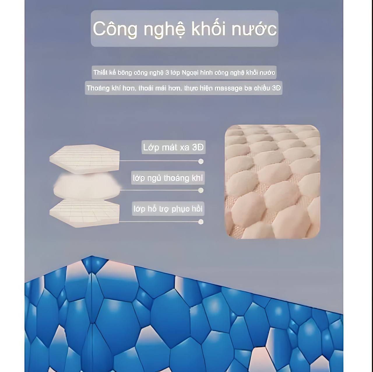 Gối Spa, Gối Chống Mỏi Vai Gáy - Gối Dệt Kim Lõi Bông