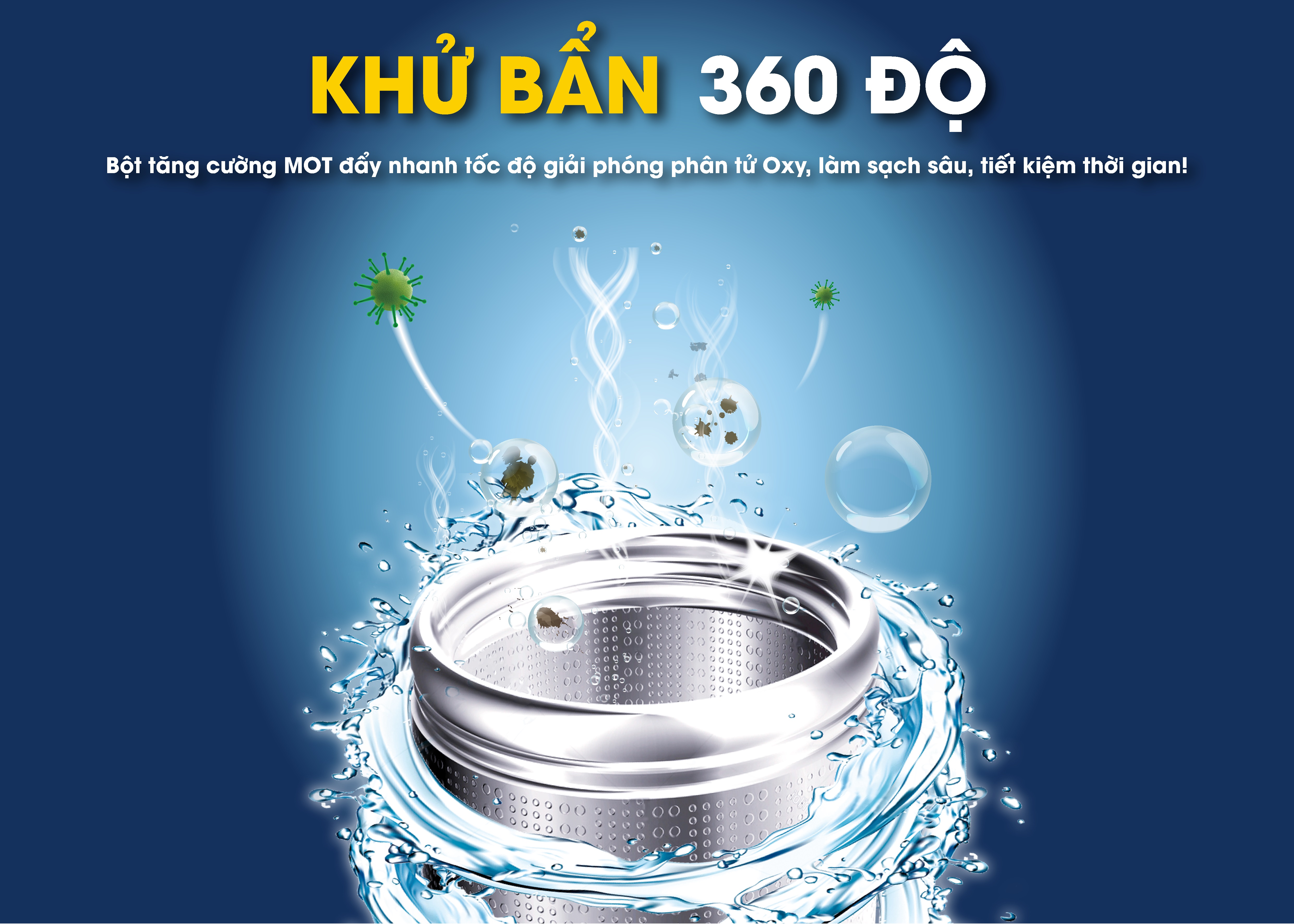 Hộp 3 Gói Hợp Chất Làm Sạch Lồng Giặt Mao Bao Bản Nâng Cấp X3
