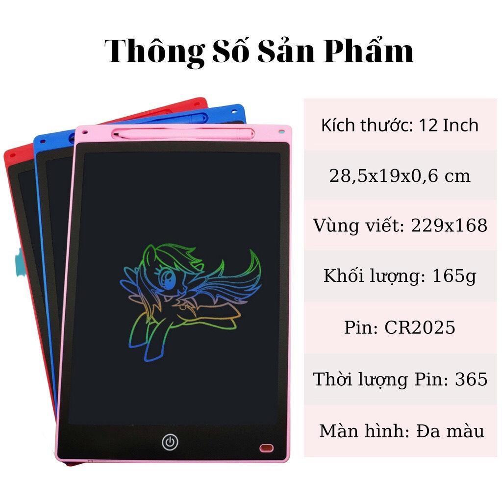 Bảng vẽ điện tử, bảng viết tự xóa thông minh cho bé màn hình LCD 8.5 inch