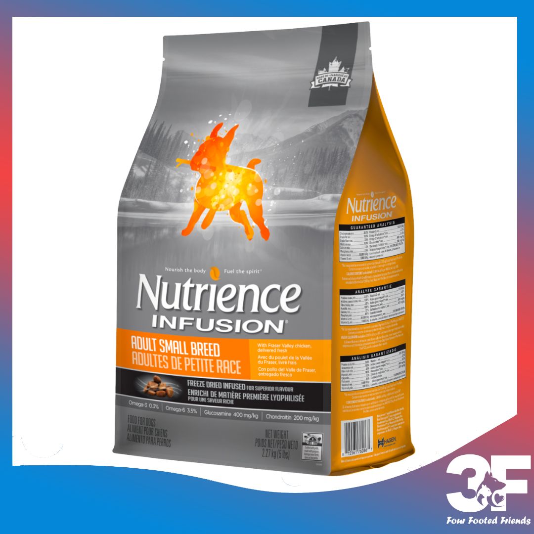 Thức Ăn Hạt Khô Nutrience Infusion Dành Cho Chó Trưởng Thành Kích Thước Nhỏ Vị Thịt Gà Và Rau Củ Quả