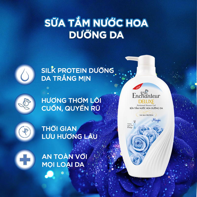 Sữa Tắm Nước Hoa Enchanteur Magic 650g