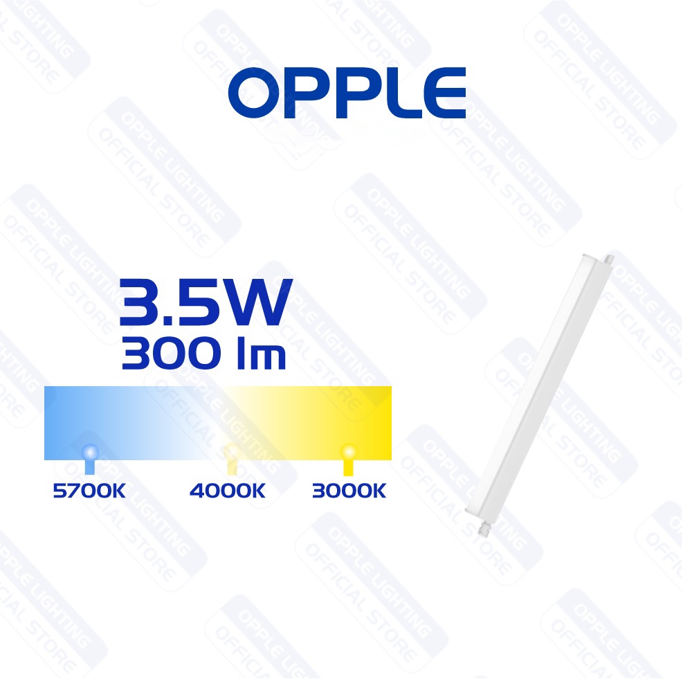 Bộ Máng Đèn LED T5 OPPLE EcoMax - Công Suất Cao - Tiết Kiệm Điện - Chất Lượng Ánh Sáng Cao