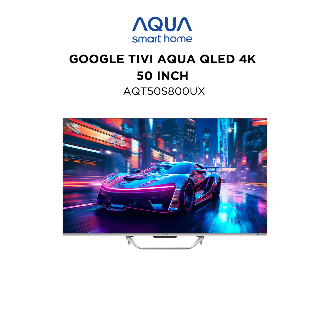 Google Tivi Aqua QLED 4K 50 inch AQT50S800UX - Freeship toàn quốc - Bảo hành 1 đổi 1 trong 730 ngày đối với lỗi màn hình - Hàng chính hãng