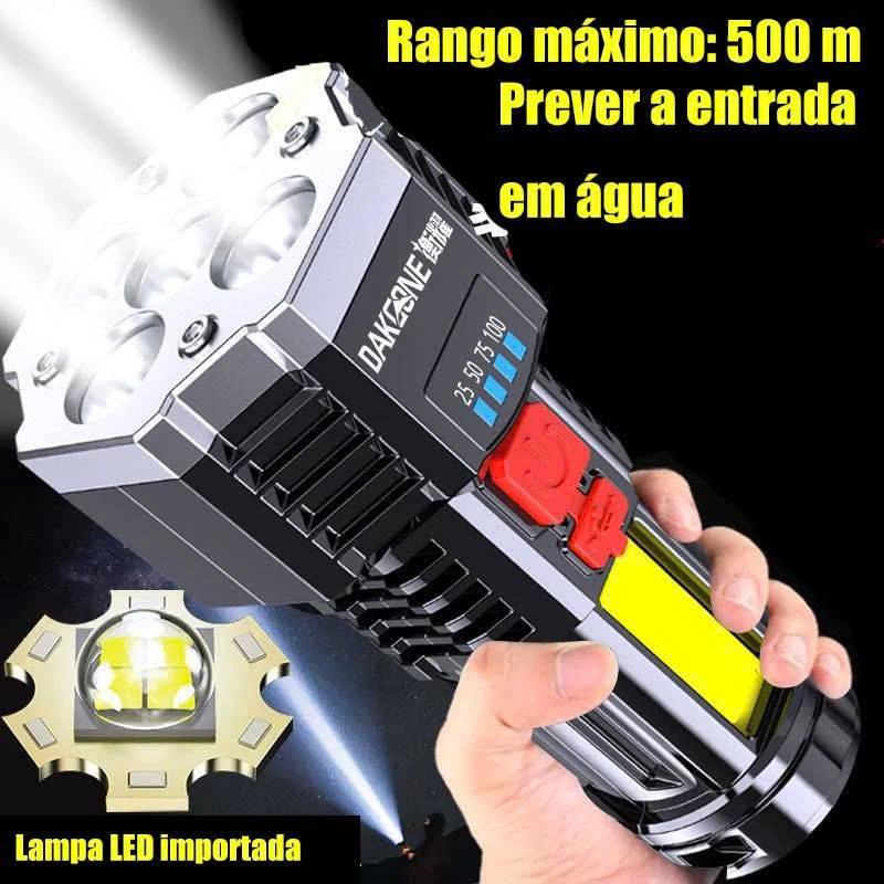 Đèn Pin Cầm Tay DP01 Gồm 4 Chế Độ Chiếu Xa 200m, Đèn Pin Mini DP03 Có 3 Chế Độ Sáng