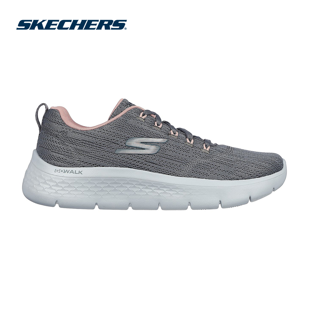 Skechers Nữ Giày Thể Thao Đi Bộ Tập Gym, Thường Ngày, Đi Học, Đi Làm GOwalk Flex Striking Look Walking Air-Cooled Goga Mat Flex, Ortholite, Ultra Go - 124960-CCPK