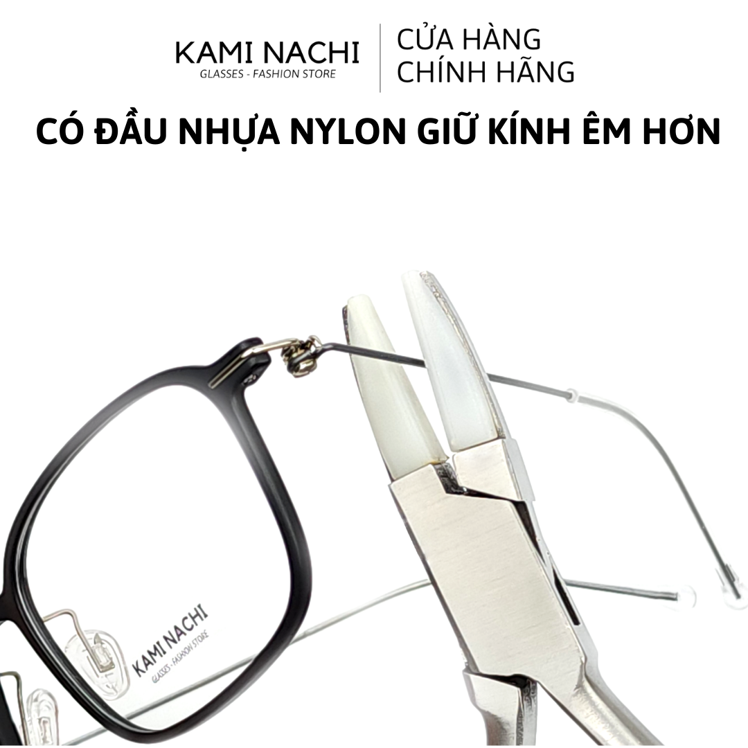 Kềm mũi nhọn có 2 đầu nhựa chuyên dụng chỉnh chân kính KAMI NACHI