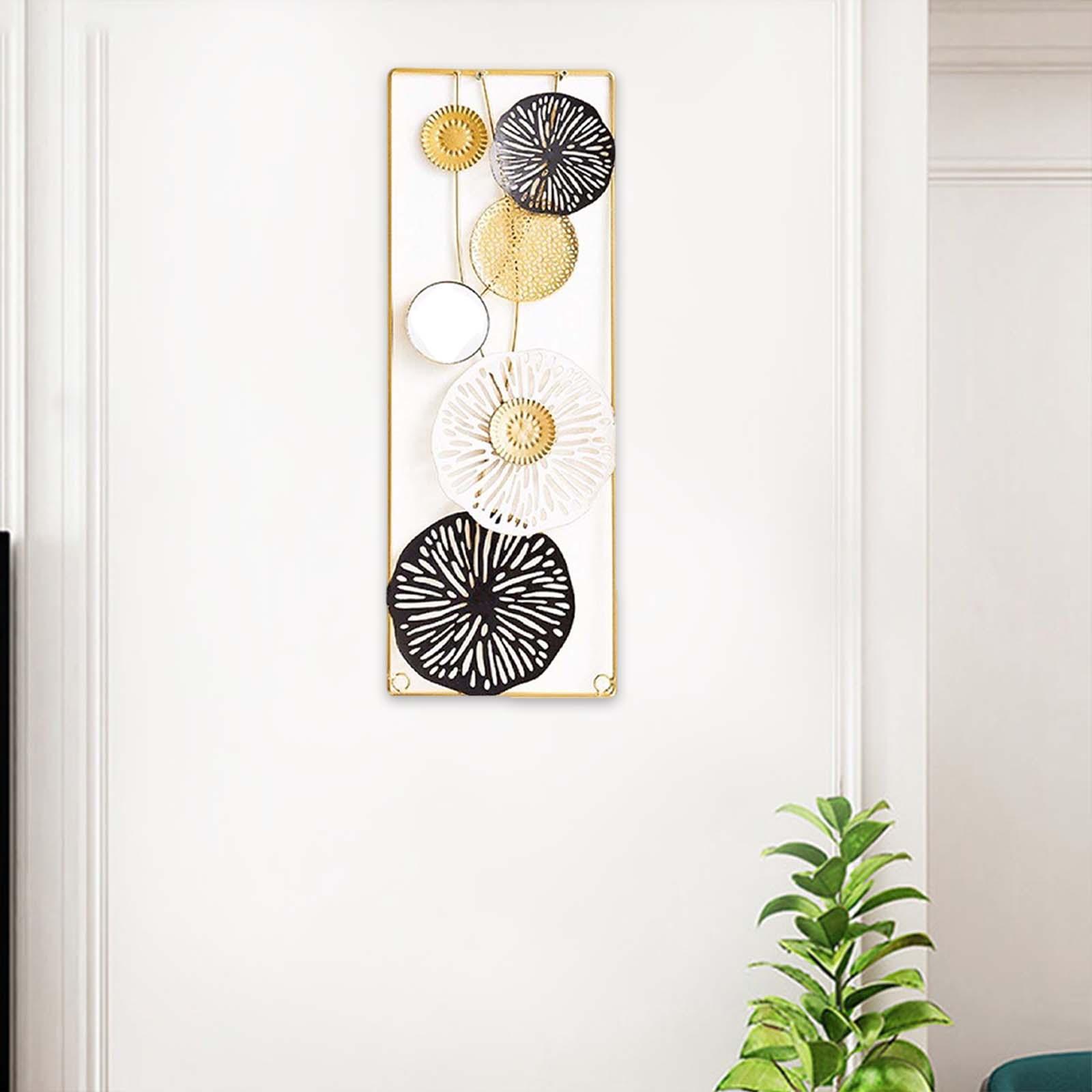 Wall Sculpture Art Wall Hanging Statue Collectible for Living Room Decor