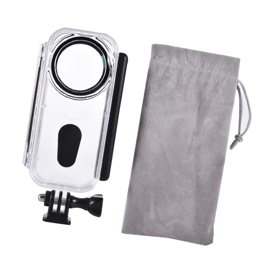 115ft Underwater Camera Housing Diving Case for Insta 360 ONE X Transparent