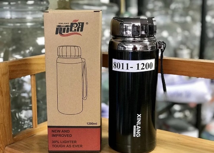 BÌNH NƯỚC GIỮ NHIỆT KIM CƯƠNG 1200ml, GIỮ NHIỆT SIÊU TỐT