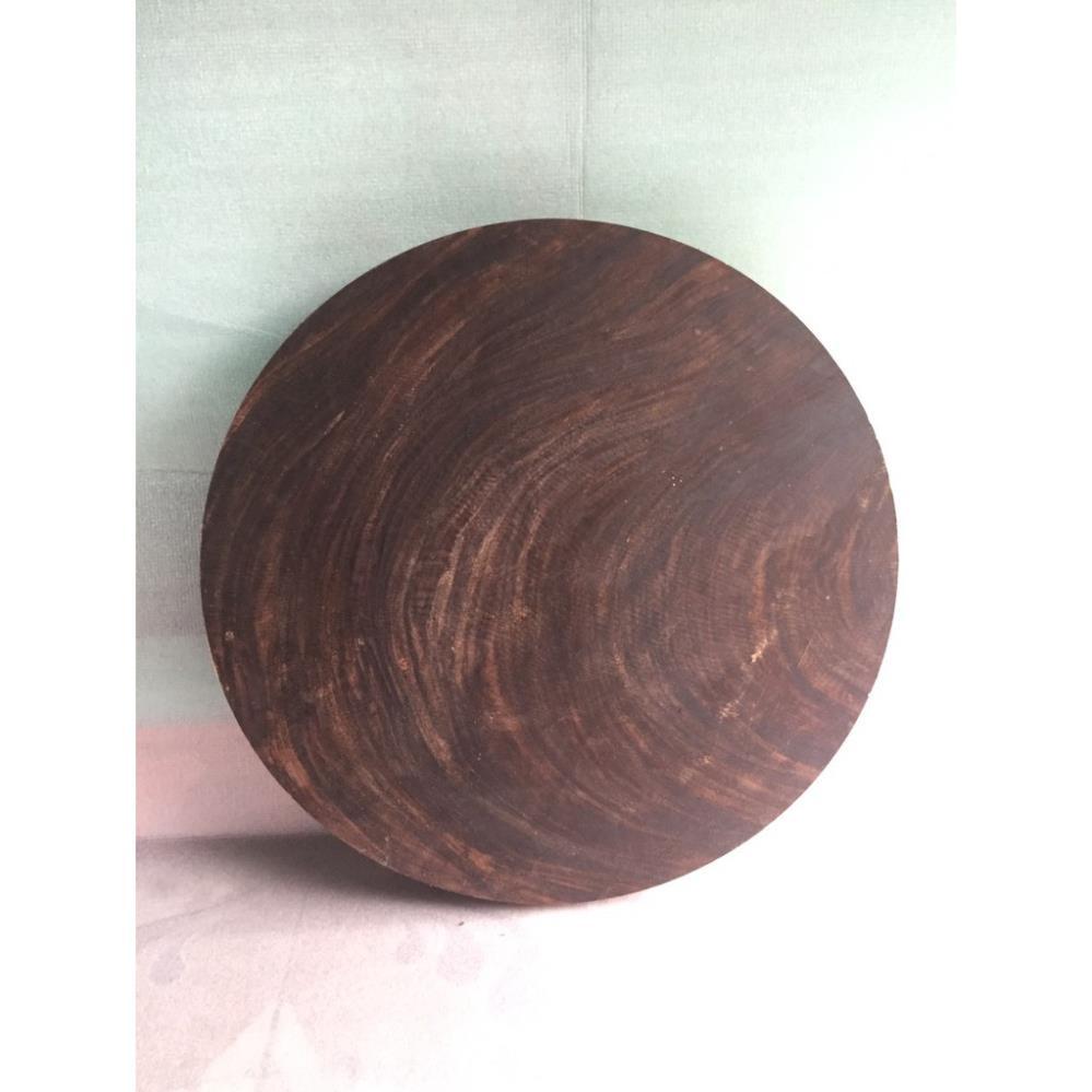 Thớt gỗ nghiến tây bắc, đường kính 44x6cm