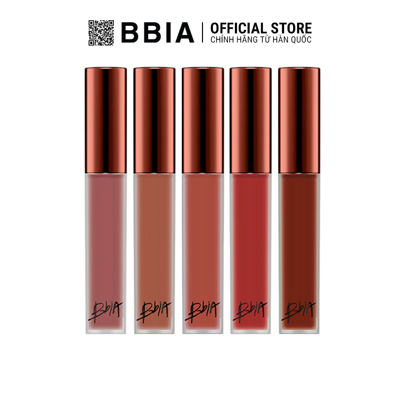 Son kem lì Bbia Last Velvet Lip Tint - 25 Final Note 5g (màu đỏ nâu đất)