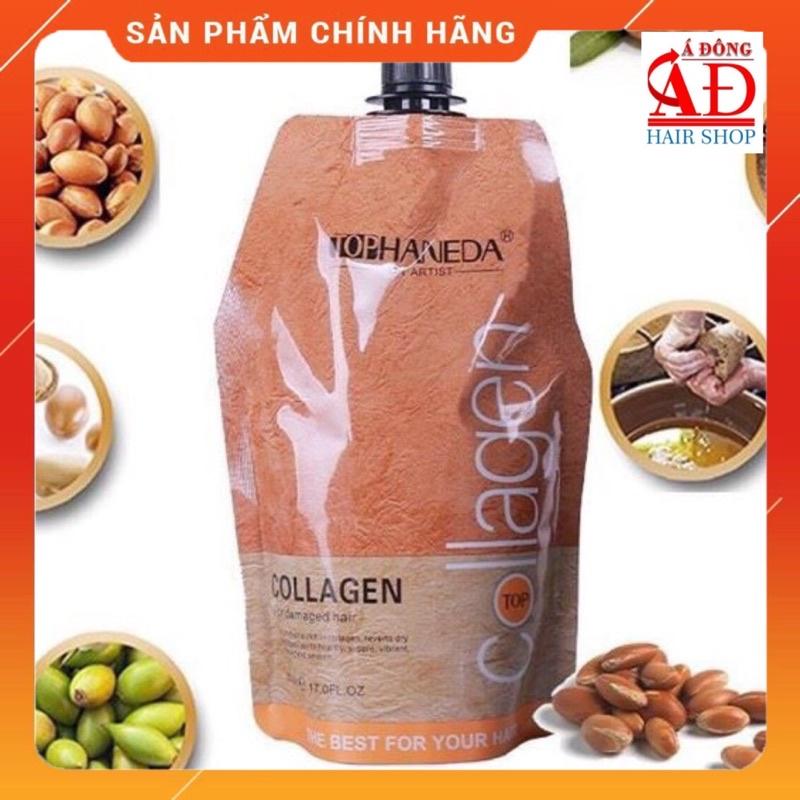 DẦU Ủ TÓC COLLAGEN TOP HANEDA SIÊU MƯỢT DẠNG TÚI 500ML NEW