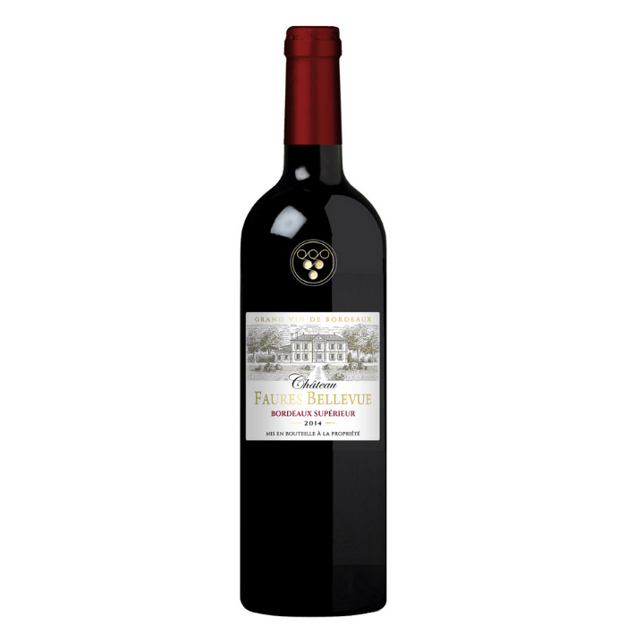 Rượu Vang Đỏ AOC Bordeaux Supérieur Château Les Faures Bellevue (750ml)