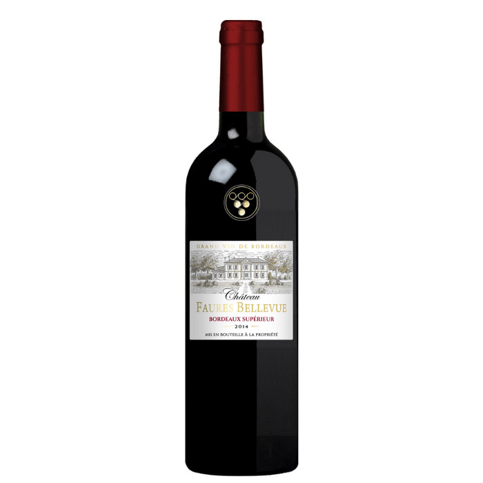 Rượu Vang Đỏ AOC Bordeaux Supérieur Château Les Faures Bellevue