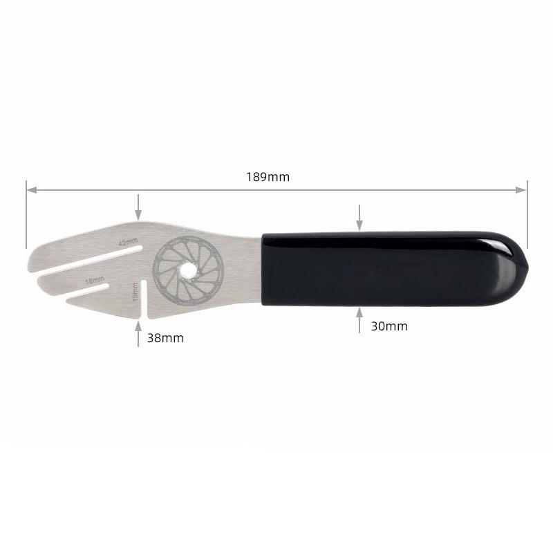 MTB Bike Bicycle Disc Brake Rotor Alignment Truing Tools Mountain Bicycle Disc Flattening Correction Wrench Stainless Steel Tool