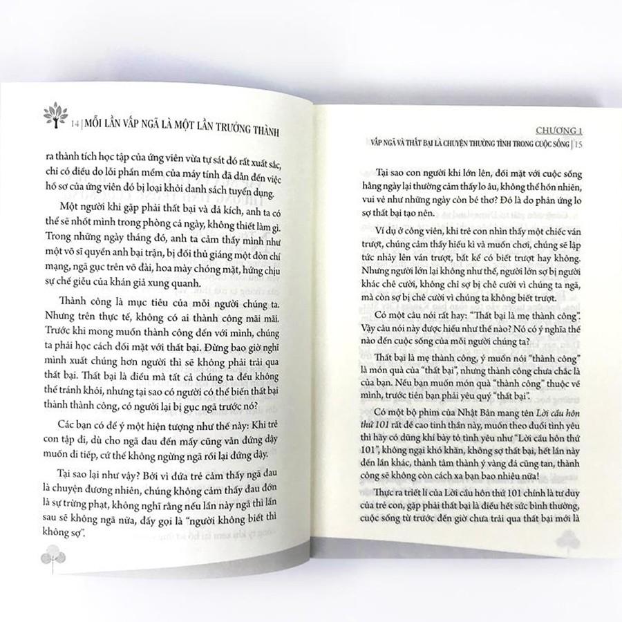Sách - Mỗi lần vấp ngã là một lần trưởng thành