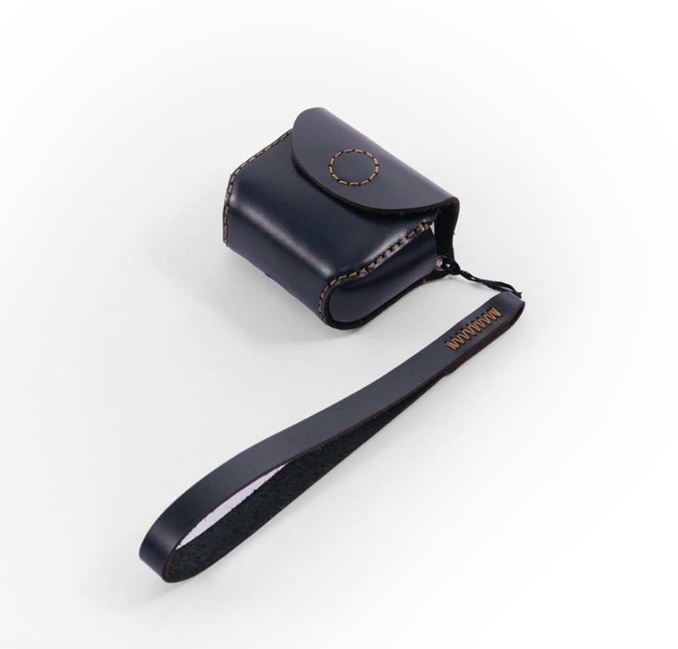 Bao da cho tai nghe Beyer Dynamic Amiron 300, hiệu Khắc Tên, chất liệu da bò - Hàng chính hãng